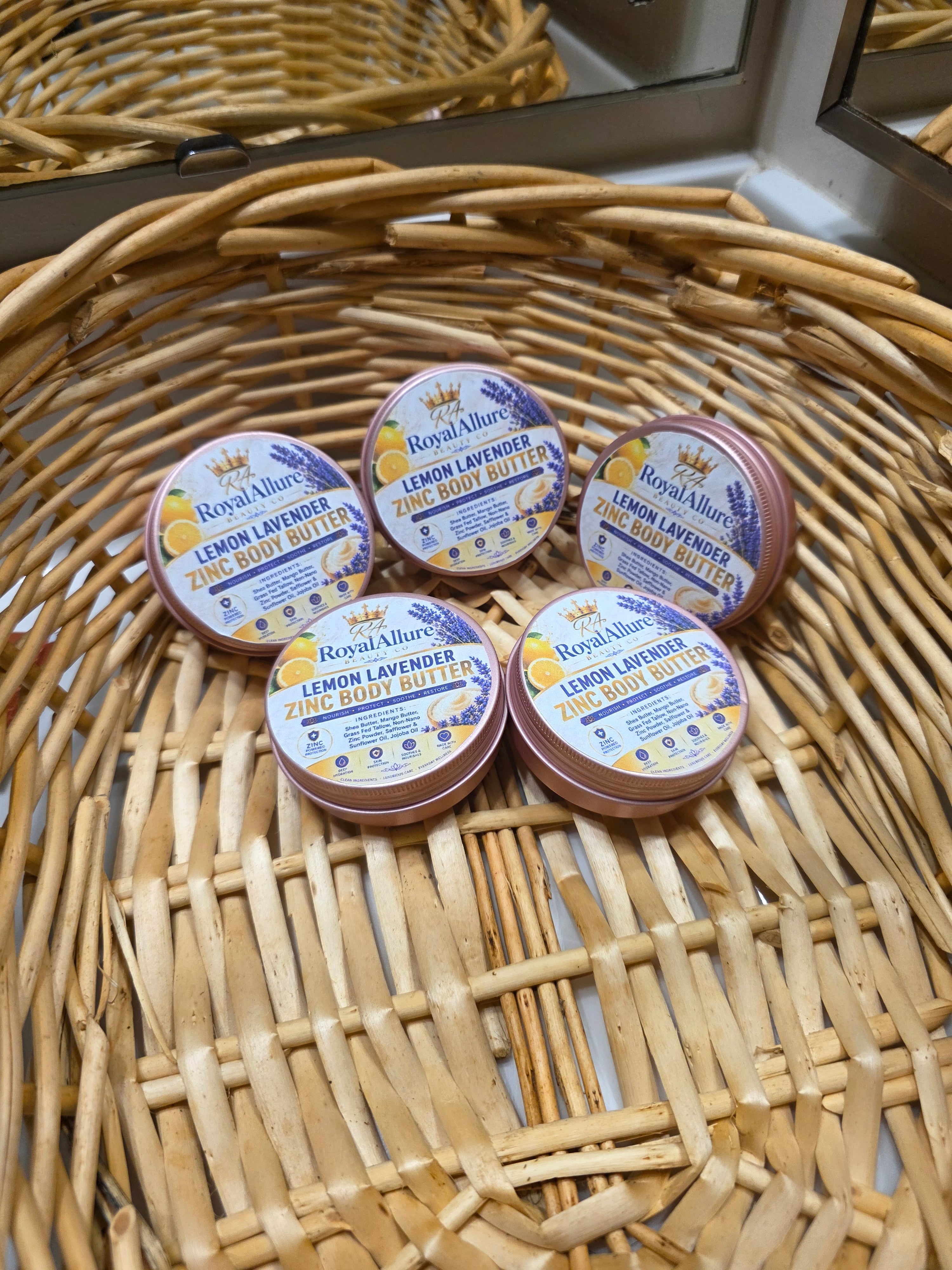 Lemon Lavender Zinc Butter