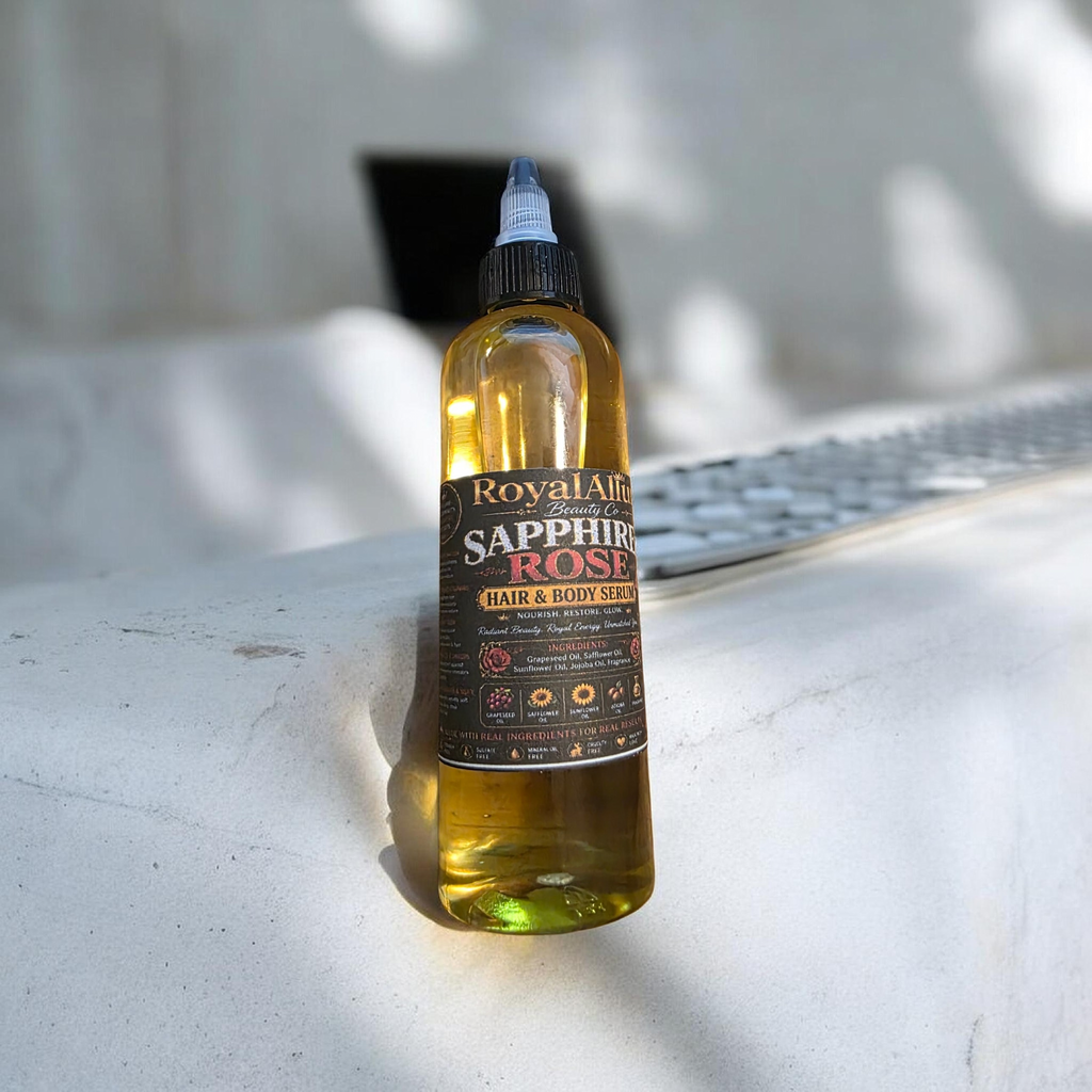 Sapphire Rose hair and body serum